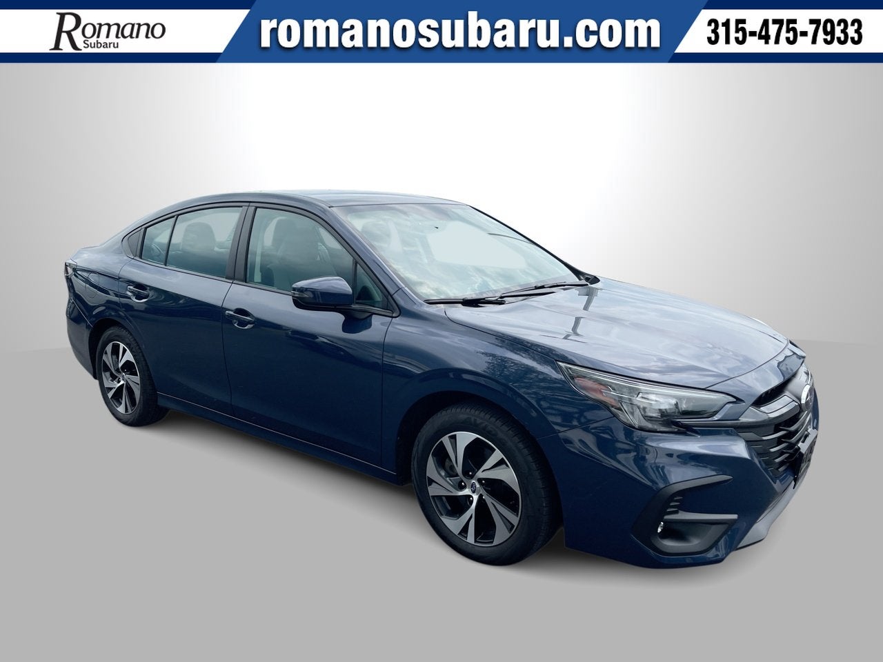 2024 Subaru Legacy Premium in Cosmic Blue Pearl — front three-quarter view