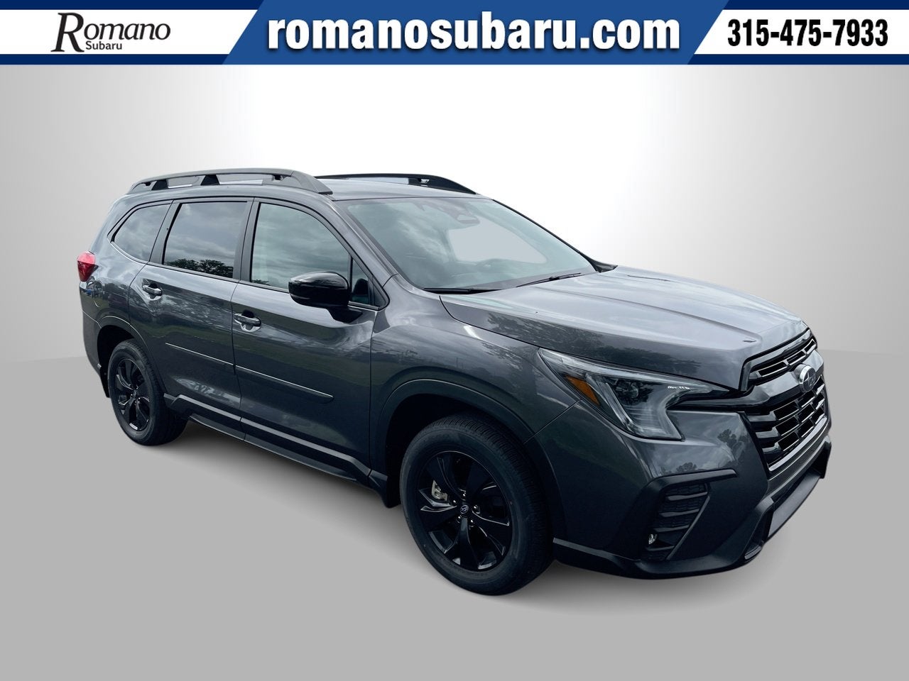 2026 Subaru Ascent Premium in Magnetite Gray Metallic — front three-quarter view