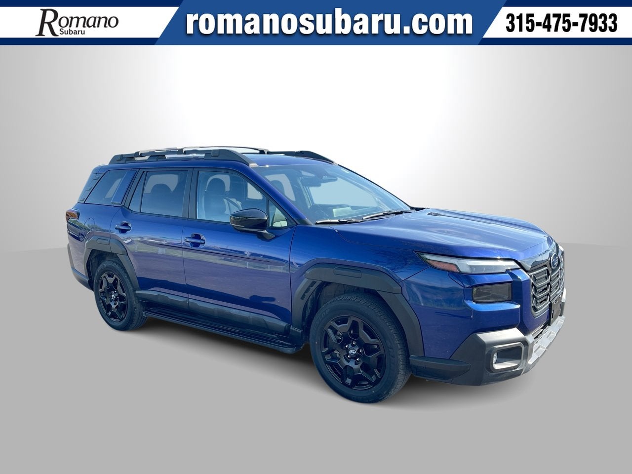 2026 Subaru Outback Limited in Sapphire Blue Pearl — front three-quarter view