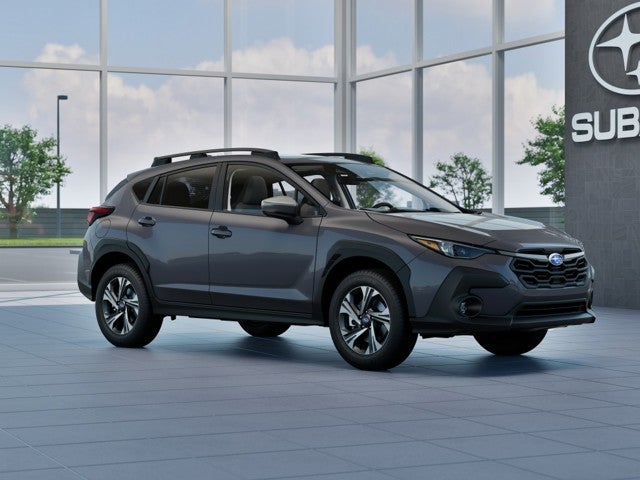2026 Subaru CROSSTREK Premium in Magnetite Gray Metallic — front three-quarter view