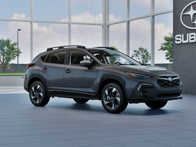 2026 Subaru CROSSTREK Limited in Magnetite Gray Pearl — front three-quarter view