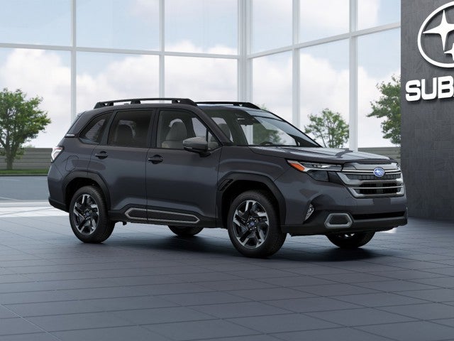 2026 Subaru FORESTER Limited in Magnetite Gray Metallic — front three-quarter view