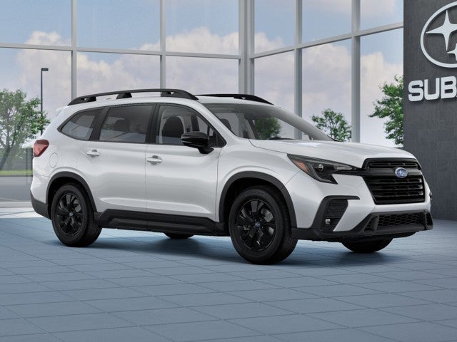 2026 Subaru ASCENT Premium 7-Passenger in Crystal White Pearl — front three-quarter view