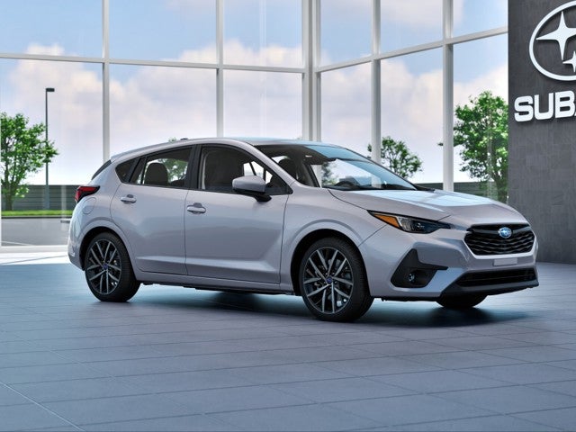 2026 Subaru IMPREZA Sport in Ice Silver Metallic — front three-quarter view