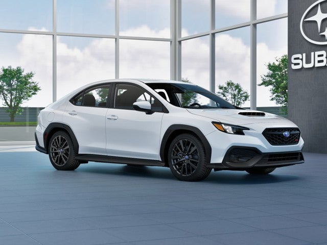 2026 Subaru WRX Base in Ceramic White — front three-quarter view