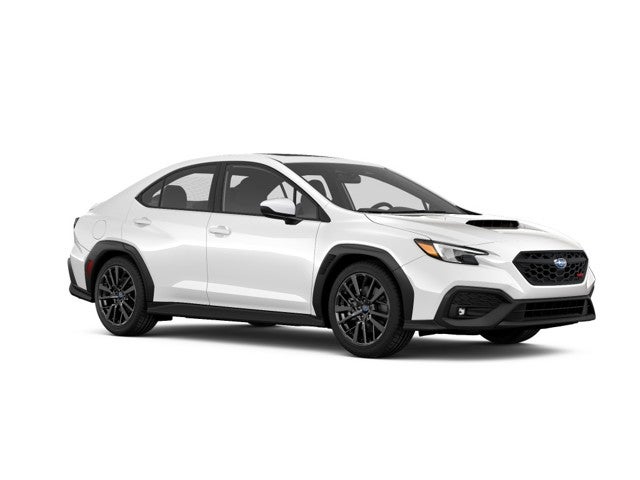 2026 Subaru WRX Premium in Ceramic White — front three-quarter view