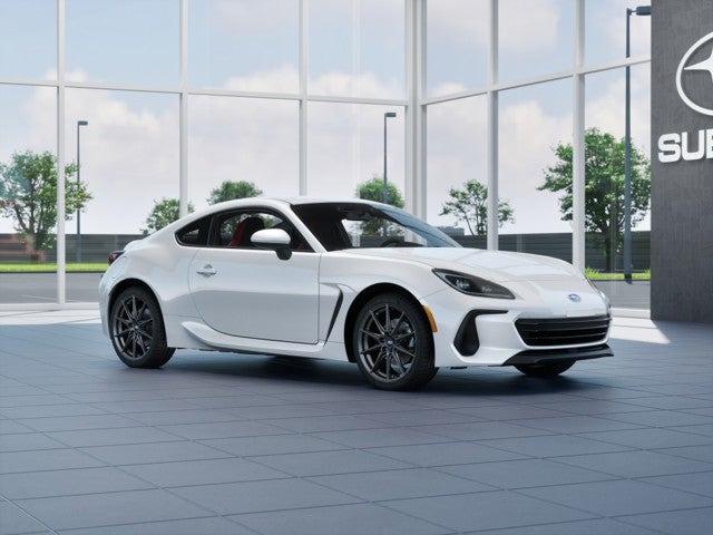 2026 Subaru BRZ Limited in Crystal White Pearl — front three-quarter view