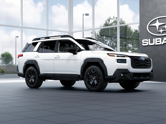 2026 Subaru OUTBACK Limited XT in Crystal White Pearl — front three-quarter view