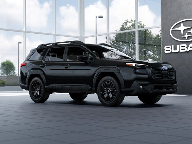 2026 Subaru OUTBACK Limited XT in Crystal Black Silica — front three-quarter view
