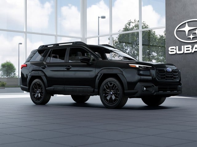 2026 Subaru OUTBACK Limited XT in Crystal Black Silica — front three-quarter view