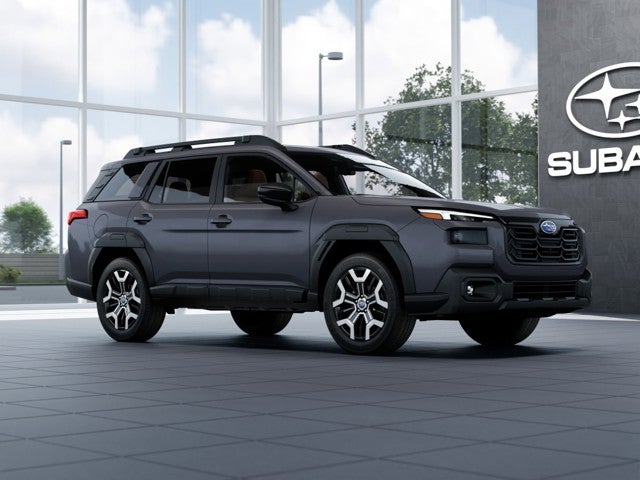 2026 Subaru OUTBACK Touring XT in Magnetite Gray Metallic — front three-quarter view