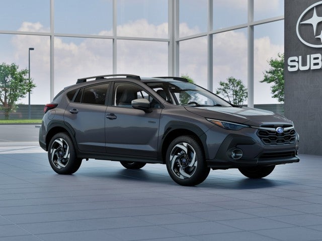 2026 Subaru CROSSTREK Limited Hybrid in Magnetite Gray Pearl — front three-quarter view